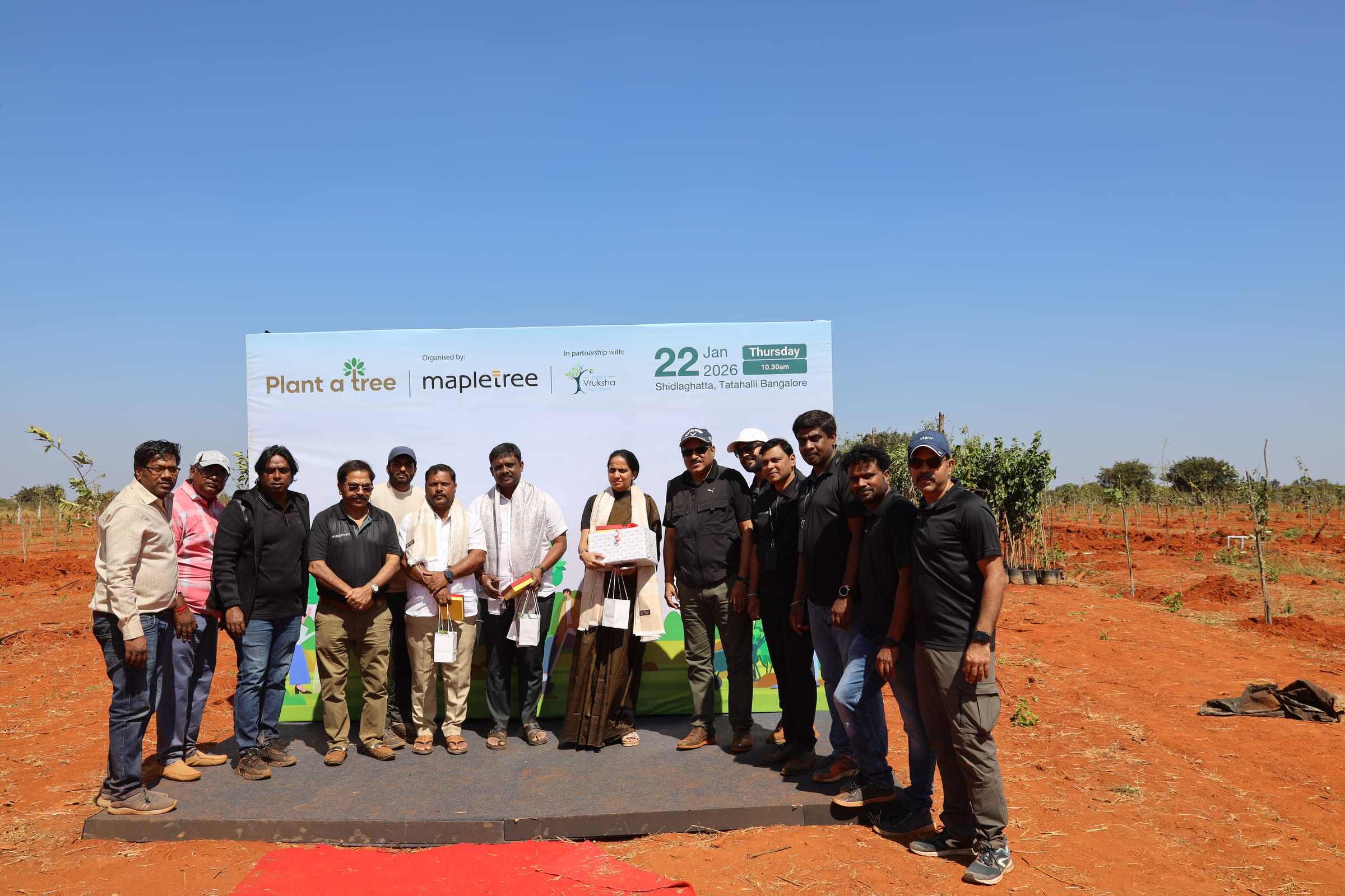 5000 Trees Plantation Drive with Mapletree